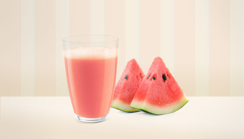 Watermelon Smoothie in a Glass